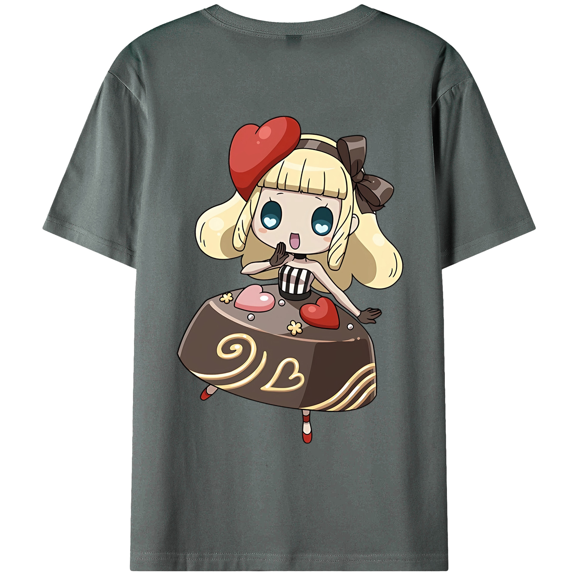 （画像用） 妖怪ウォッチ Yo-kai Watch 綿100％ メンズ半袖Tシャツ（バックプリント） 通気性